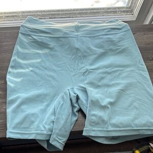 Light Blue TomTiger Biker Shorts